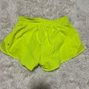 Highlighter yellow high waisted hotty hots